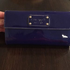 Kate spade check book wallet